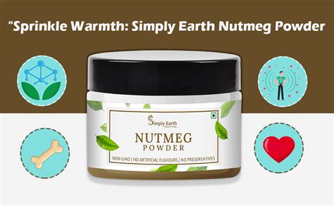 Simply Earth Nutmeg Powder 100 Gram - Jaiphal Jathikka Powder ...