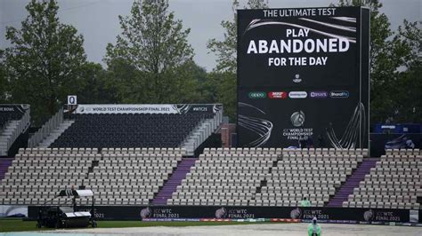 In Pics - India vs New Zealand: Rain washes out opening day of WTC ...