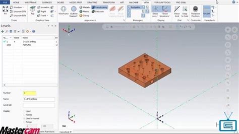Image result for Mastercam 2017 Tutorial for 3 Lesson