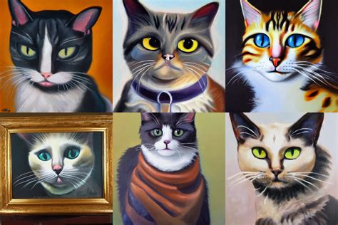 An oil painting of a cat | Stable Diffusion | OpenArt