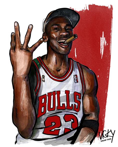 How To Draw Michael Jordan Sign