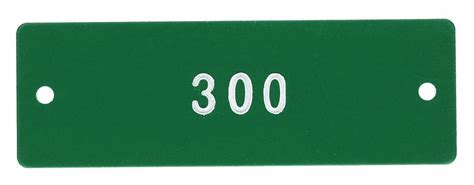 Plastic, 201-300, Numbered Tag - 22CN72|22CN72 - Grainger