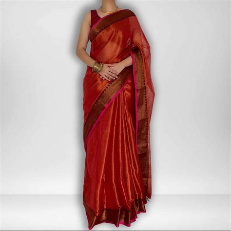 Raga Cotton Tissue Sarees | Shobhangini