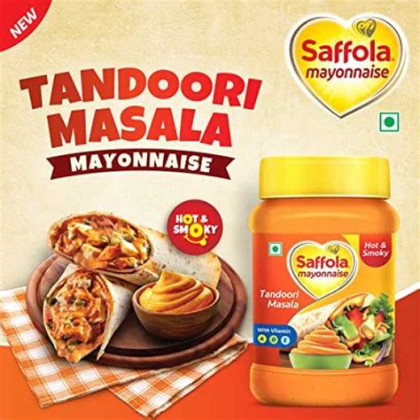 Saffola Mayonnaise Tandoori Masala, Hot & Smoky flavour, Tandoori ...