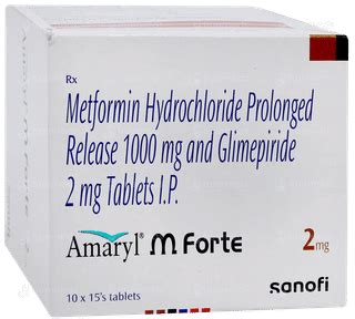 Amaryl M Forte 2mg Tablet 15: Uses, Side Effects, Price & Substitutes