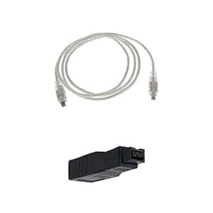 IEEE1394 6P to 9P Converter Firewire 400 to 800 + Firewire 1394 4 Pin ...