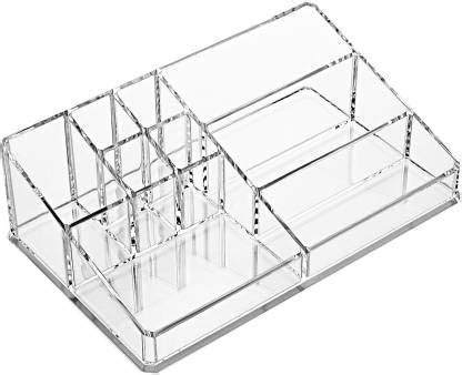 Magnusdeal Tray Cosmetic Display Case Makeup Organizer Crystal Grey ...
