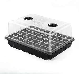 UniMarket®Seed Starting Trays with Clear Lids - 24/48 Cell Seedling ...