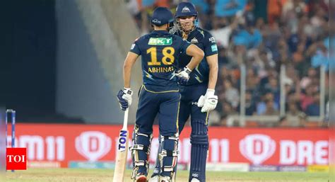 IPL 2023: Miller, Manohar, Tewatia power GT to 207/6 against MI ...