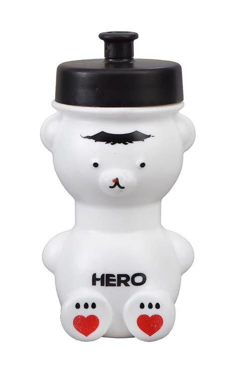 Hero Plastic Water Bottle/Sipper fon Kids | Teddy Shape Bottle | White ...