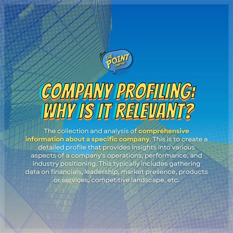 Image result for Example of Company Profiling