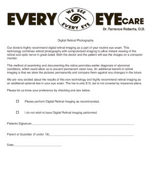 Fillable Online Consent for Digital Retinal Imaging Fax Email Print ...