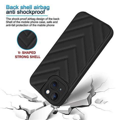 Wave Cushioned Back Cover for Apple iPhone 13 – Caseflea