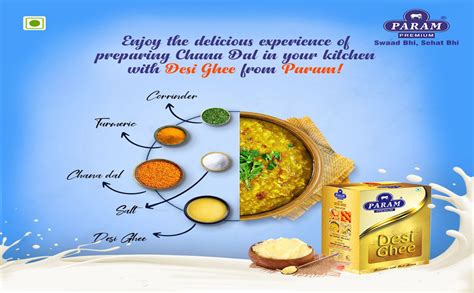 Param Desi Ghee 500ML (Pack of 2) | Pure Traditional Indian Ghee with ...