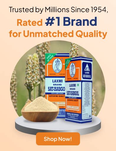 Buy 100% Natural Isabgol (Psyllium Husk) Online at Best Price – Laxmi ...