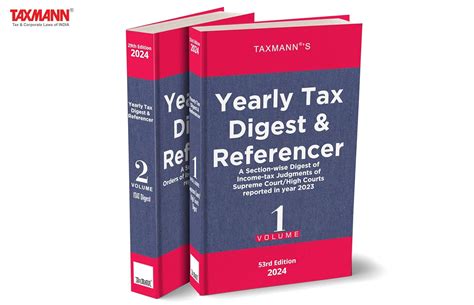Buy Taxmann's Yearly Tax Digest & Referencer (Set of 2 Vols ...