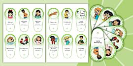 KS2 Visual Timetable Urdu Translation