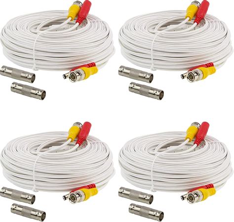 InstallerCCTV 60ft BNC Video Power Cable, BNC Extension Wire Cord India ...