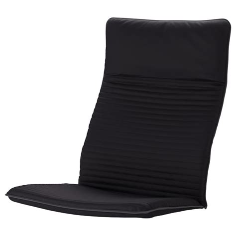 POÄNG armchair cushion, Knisa black - IKEA
