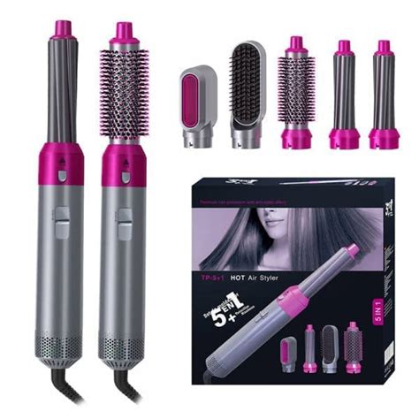 ZDEK 5 in 1 Hair Brush,Electric Hair Curler,Multifunctional Hair Dryer ...