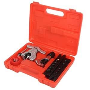 UPTODATETOOLS CT-808AM-L Eccentric Tube Flaring Tool Kit Metric and ...