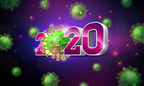 2020 Stop Coronavirus Design With Falling Covid-19 Virus Cell | Vecteur ...