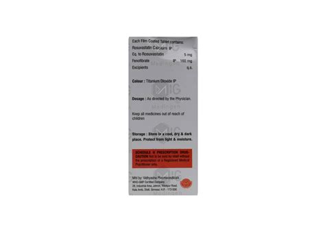 Rovatat F 5/160 Tablet: Uses, Benefits, Side Effects & Price
