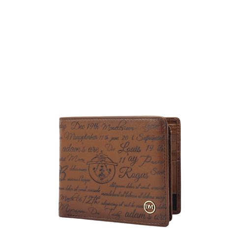Cognac Bifold Leather Mens Wallet – Da Milano