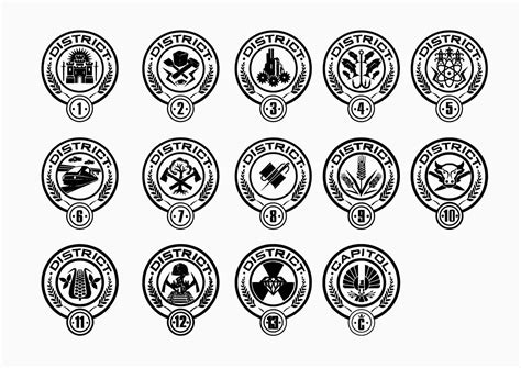 Greatfun4kids: Hunger Games Party Free Printable District Symbols ...