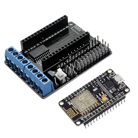 REES52 NodeMcu Lua ESP8266 ESP-12E CP2102 Development Board and L293D ...