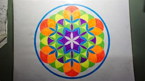 Life Flower Zen Mandala | Flower of life, Mandala, Art