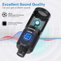 Maono AU-PM461TR USB Condenser Mic for PC and Singing, Recording ...