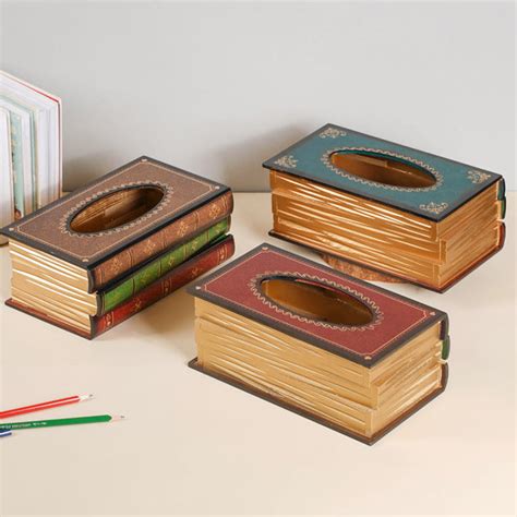 Stacked Books Tissue Box Online - Premium Tissue Box | Nestasia