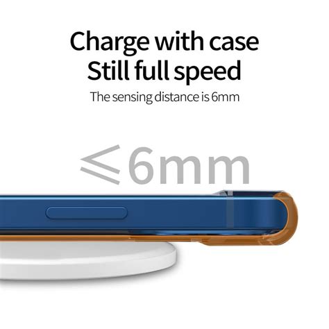 Vaku ® Mont Clad 15W Wireless Charger Compatible For iPhone 15 /15 Plus ...