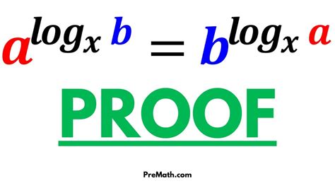 Logarithmic Identity Proof | a^logx b = b^logx a | Step-by-Step Explanation