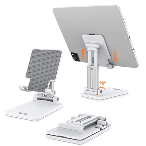 Tukzer Universal Tablet Tabletop Stand Mobile Holder| Dual Poles Heavy ...