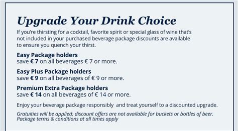 MSC DRINK Packages & Prices - Is it Worth it? UPDATE 2023 - Easy Plus ...