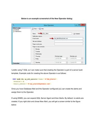 SQL Server Agent Alerts 的图像结果