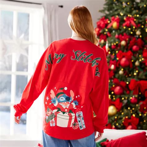 Stitch Holiday Spirit Jersey for Adults, Lilo & Stitch