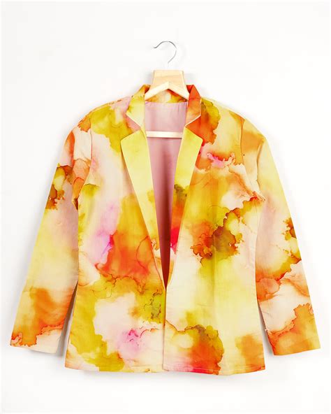 Tye And Dye Printed Kimono Jacket – Fabcurate