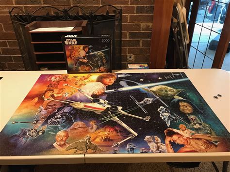 Puzzle #25 2000 piece Star Wars puzzle: The Force is Strong with this ...