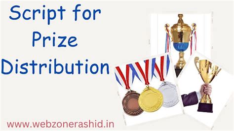 Anchoring script for Prize Distribution