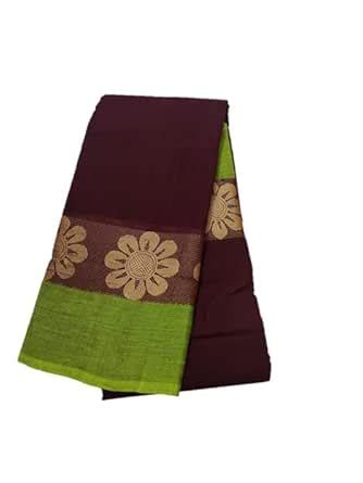 Buy GEERANG MART Pure Silk Chettinad Cotton Saree Light Weight With ...