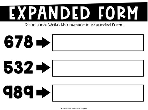 Image result for First Grade Expanded Form Worksheet