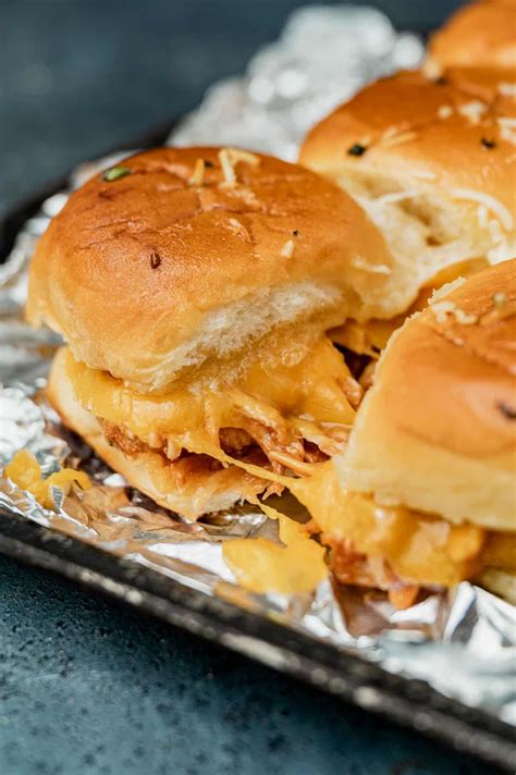 BBQ Chicken Sliders Recipe | Tastes of Lizzy T