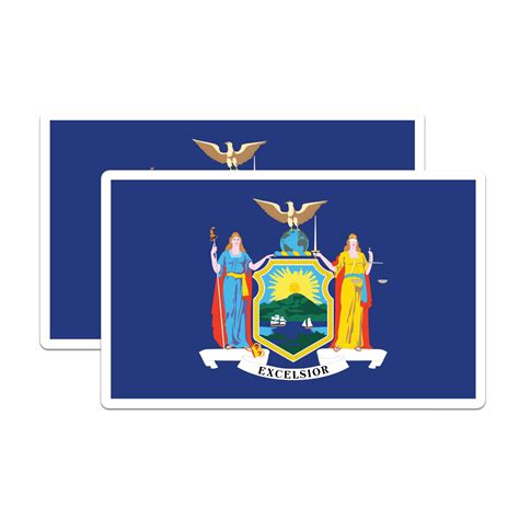 (2 Pack) New York State Flag Magnets - NY State Flag Magnet - Choose ...