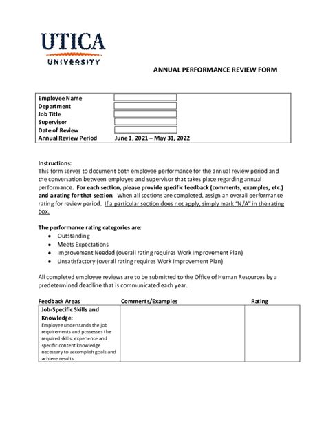 Image result for Performance Review Sample Form Examples