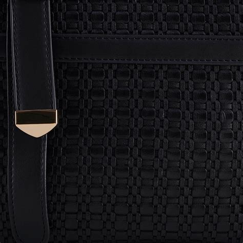 Buy Legal Bribe Black Checkered Handheld Bag Online