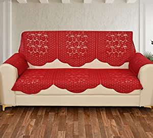 WISEHOME Beautiful Exclusive Royal Look Poly Cotton Fabric Floral Sofa ...