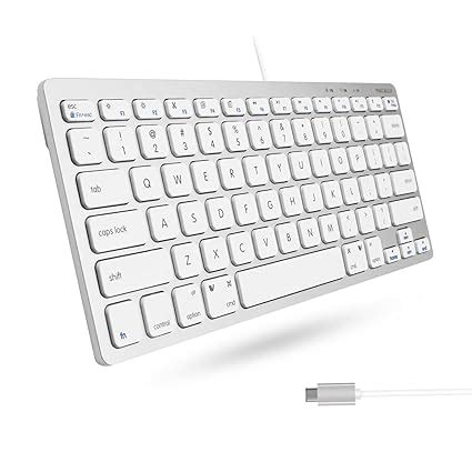 Amazon.in: Buy Macally USB C Keyboard - Plug & Play Compatible Apple ...